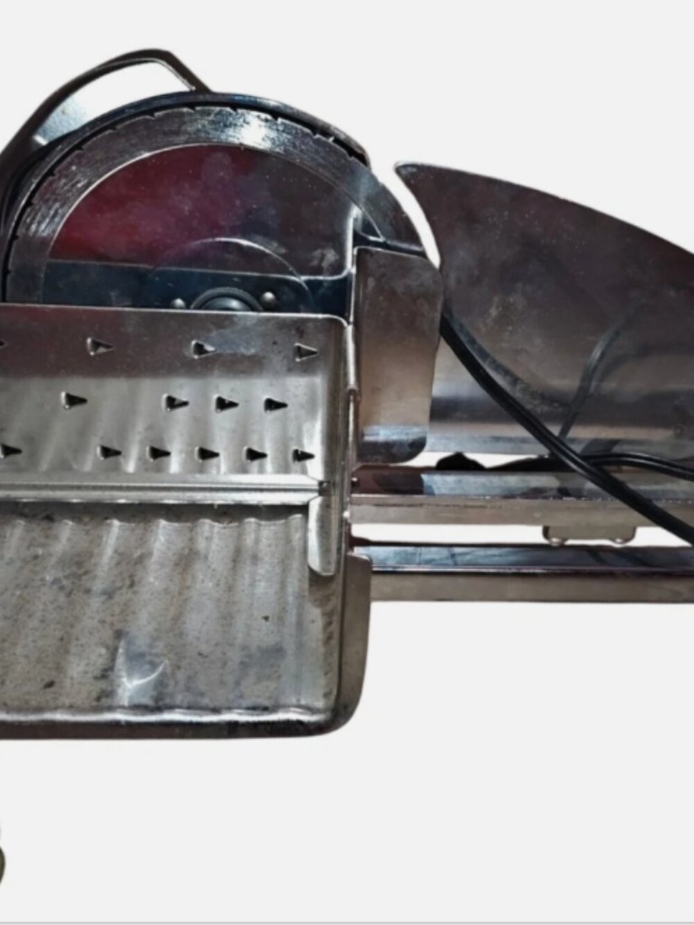 Vintage Rival Electric Food Slicer 6 1/2" Blade Chrome 1101E-2